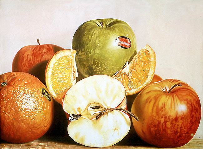 hyperrealist painting by Jacques Bodin